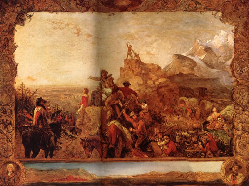 Emanuel Leutze Westward the course of empire china oil painting image